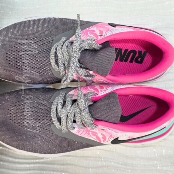 Nike Odyssey React Flyknit 2 Floral Print Women’s Sneakers Size 8 - Picture 6 of 7